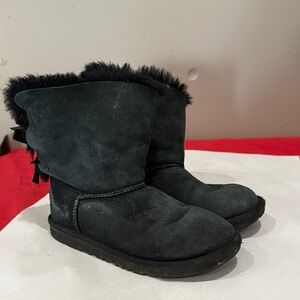 UGG Black Fur-Lined Boots
